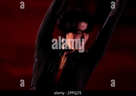 Kinoshita Academy Kyoto Ice Arena, Kyoto, Japan. 22. April 2023. Shunsuke Nakamura, 22. APRIL 2023 - Figure Skating : BLOOM on ICE 2023 in Kinoshita Academy Kyoto Ice Arena, Kyoto, Japan. Kredit: Naoki Nishimura/AFLO SPORT/Alamy Live News Stockfoto