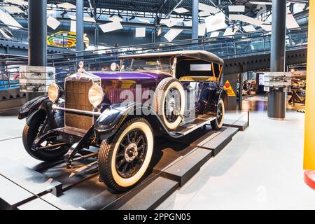 Selve 12-50 - Klassisches Retro-Auto. Rigaer Motormuseum. Riga, Lettland, 17. August 2022. Stockfoto