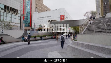 Taipeh, Taiwan 20. März 2022: Bezirk Zhongshan in Taipeh Stockfoto