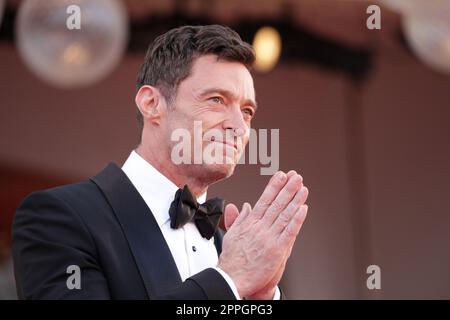 Hugh Jackman mit dem Film der Sohn beim Venice Film Festival auf dem Roten Teppich SEPTEMBER 7. 2022 Weltpremiere Stockfoto