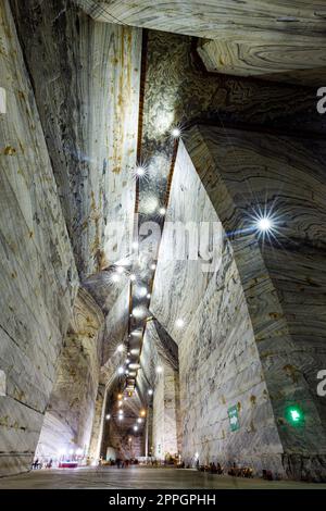 Die Salzmine von Slanic Prahova in Rumänien Stockfoto