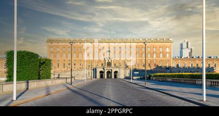 Königlicher Palast von Stockholm, Schwedisch: Stockholms Slott oder Kungliga Slottet, in der Altstadt, oder Gamla Stan Stockfoto