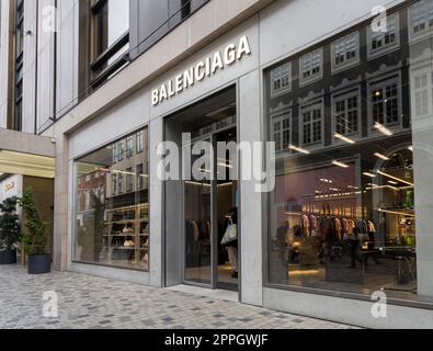 Markenshop in Kopenhagen, Dänemark Stockfoto