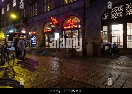 Hard Rock Cafe in Kopenhagen, Dänemark Stockfoto