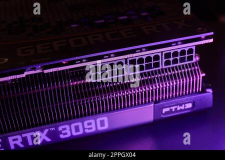 EVGA GeForce RTX 3090 Nvidia GPU-Display Stockfoto