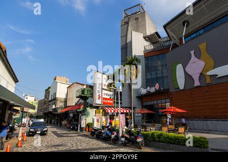 New Taipei, Taiwan 14. Juli 2022: Bezirk Yingge in New Taipei Stadt Taiwan Stockfoto