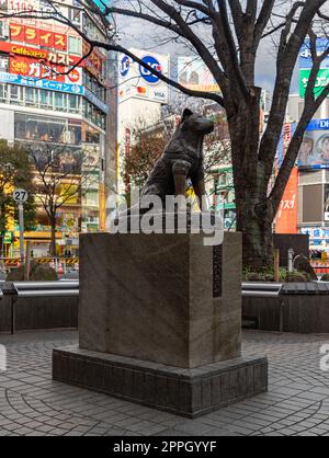 Hachiko Memorial Statue II Stockfoto