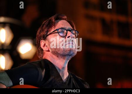 Al Di Meola Acoustic Trio live auf der Kijow.Centre Bühne Stockfoto