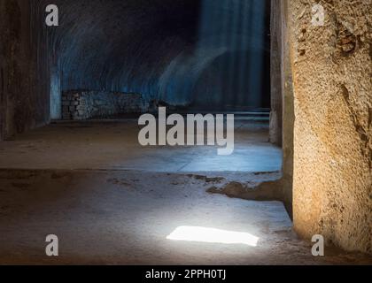 Gewölbe in der Festung St. Nikolaus in Sibenik, Kroatien Stockfoto