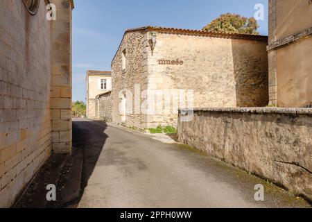 Gallo-römische Villa in Plassac, Frankreich Stockfoto