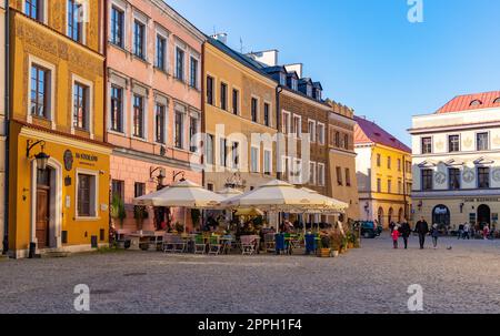 Marktplatz in der Altstadt Stockfoto