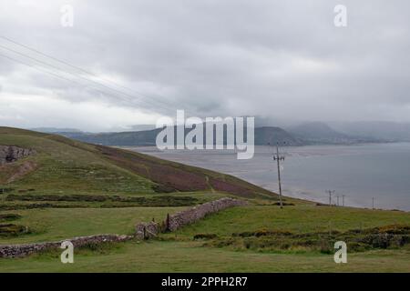 Blick vom Gipfel des Great Orme, Llandudno in Conwy Stockfoto