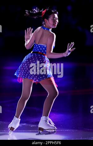 Kinoshita Academy Kyoto Ice Arena, Kyoto, Japan. 22. April 2023. Ayumi Shibayama, 22. APRIL 2023 - Figure Skating : BLOOM on ICE 2023 in Kinoshita Academy Kyoto Ice Arena, Kyoto, Japan. Kredit: Naoki Nishimura/AFLO SPORT/Alamy Live News Stockfoto