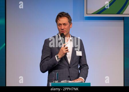 InnoTrans 2022 Eröffnungszeremonie, Podiumsdiskussion „die Zukunft der Mobilität in Zeiten des Klimawandels“ Michael Peter, CEO Siemens Mobility GmbH. Stockfoto