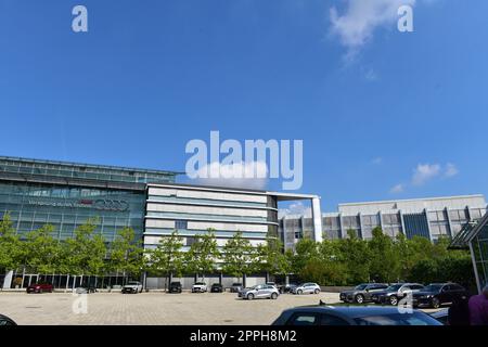 Audi Werk in Ingolstadt Stockfoto