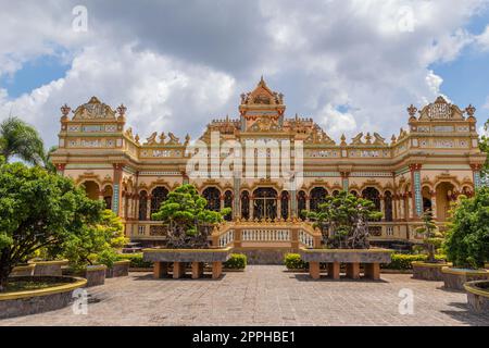 Vinh Tranh Pagode in My Tho Stockfoto