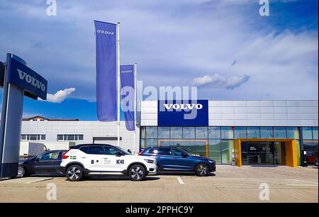 Iasi, Rumänien - 11. September 2022: Außenansicht des Volvo-Händlerbetriebs Stockfoto