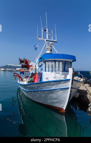 Yachten und Fischerboote Stockfoto