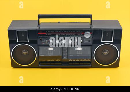 Boom Box Kassettenspieler Stockfoto