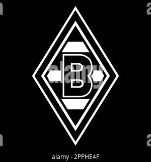 Frankfurt am Main, Deutschland 10.23.2022 Logo des deutschen Fußballvereins Borussia. Vektorbild. Stockfoto