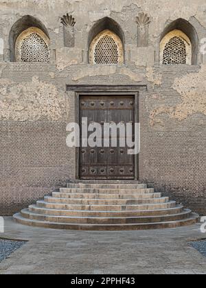 Eines der Tore der Ibn-Tulun-Moschee Stockfoto