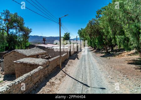 Das Dorf La Poma in Argentinien in den Anden Südamerikas Stockfoto