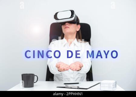 Konzeptionelle Darstellung Cinco De Mayo. Konzeptfoto Mexikanisch-amerikanische Feier am 5. Mai Stockfoto