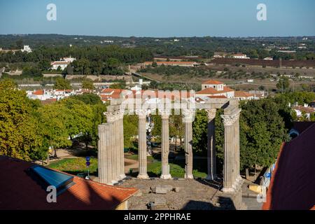 RÖMISCHER TEMPEL ALENTEJO EVORA IN PORTUGAL Stockfoto