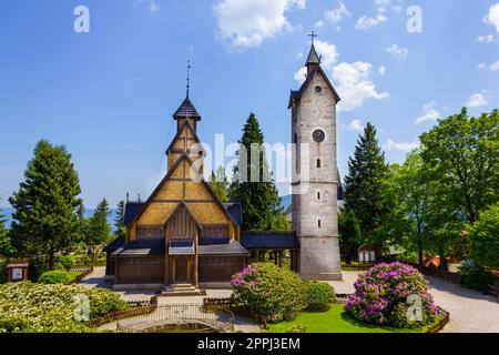 Wang Kirche in Karpacz Polen Stockfoto