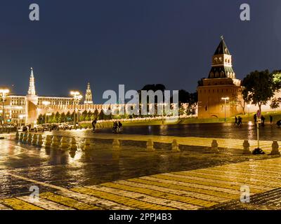 Blick auf den Kreml in Moskau Stockfoto