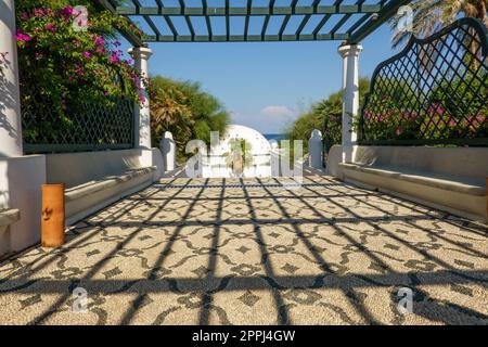 Kallithea Spring, Thermalbäder auf Rhodos Stockfoto