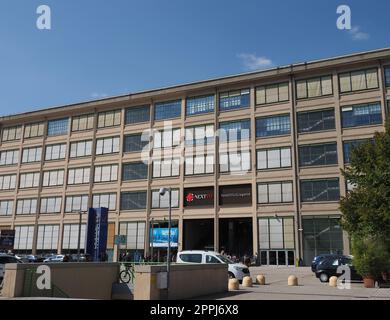 Lingotto Fiat Autofabrik, ca. 1919 in Turin Stockfoto