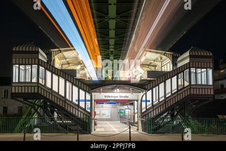 Pendelbahnhof, Wuppertal, Bergisches Land, Deutschland Stockfoto