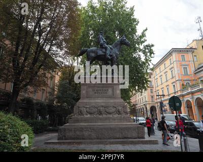 Garibaldi-Denkmal in Bologna Stockfoto