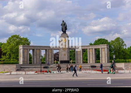 Sowjetisches Kriegsdenkmal Tiergarten Stockfoto
