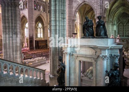 Grab von König Heinrich II. Und Catherine de Medicis, in der Basilika von Saint-Denis Stockfoto