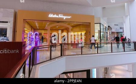 Salvatore Ferragamo in der Aventura Mall, Florida, USA Stockfoto