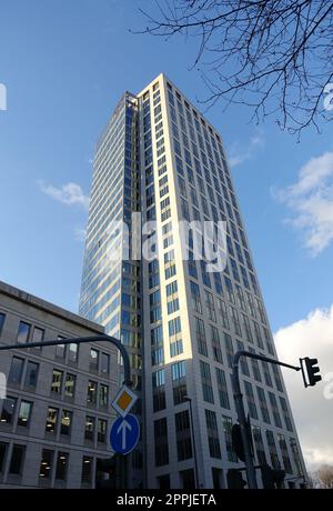 Hochhaus in Frankfurt Stockfoto