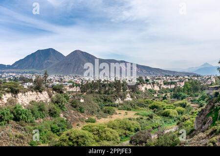 Natürliche Landschaft ecuadors in südamerika Stockfoto