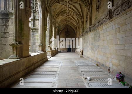 Innengänge der Kathedrale Santiago de Compostela, Galicien, Spanien Stockfoto