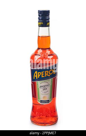 Flasche Aperol Cocktail Stockfoto