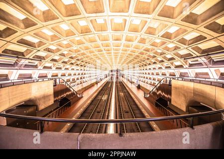 McPherson Square Metrorail Station in Washington Stockfoto