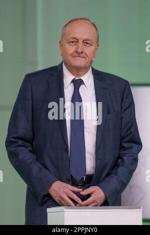 Joachim Rukwied, Präsident des Deutschen Bauernverbandes e.V. bei der Eröffnungs-Pressekonferenz der Internationalen Grünen Woche 2023 der Messe Berlin Stockfoto