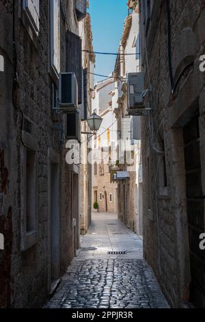 Altstadt von Trogir, Kroatien Stockfoto