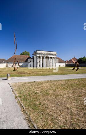 Königlicher Salzwerk-Komplex in Arc-et-Senans, UNESCO-Weltkulturerbe, Franche Comte, Frankreich Stockfoto