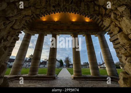 Königlicher Salzwerk-Komplex in Arc-et-Senans, UNESCO-Weltkulturerbe, Franche Comte, Frankreich Stockfoto