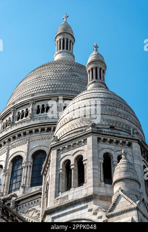Berühmte berühmte Basilika des Heiligen Herzens in Paris Stockfoto