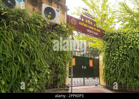 Die kaiserliche Zitadelle ThÄƒng Long in Hanoi, Vietnam Stockfoto