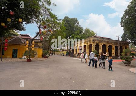 Die kaiserliche Zitadelle ThÄƒng Long in Hanoi, Vietnam Stockfoto