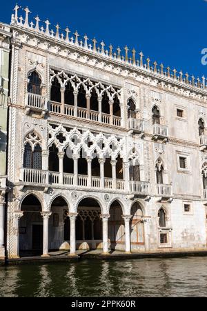 Ca d'Oro Palast am Canale Grande, Venedig, Italien Stockfoto